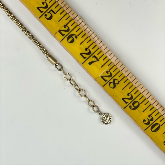 Lilly Pulitzer Gold Belle Tassel Necklace Rope Chain Logo Charm - Picture 8 of 8